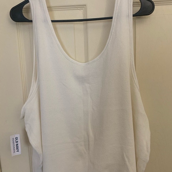 NWT Old Navy Henley Thermal Waffle Knit Scoop Neck Cropped Tank - Picture 12 of 12